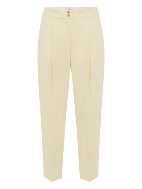 Elisabetta Franchi pleat-detailed trousers Neutrals PA06651E2
