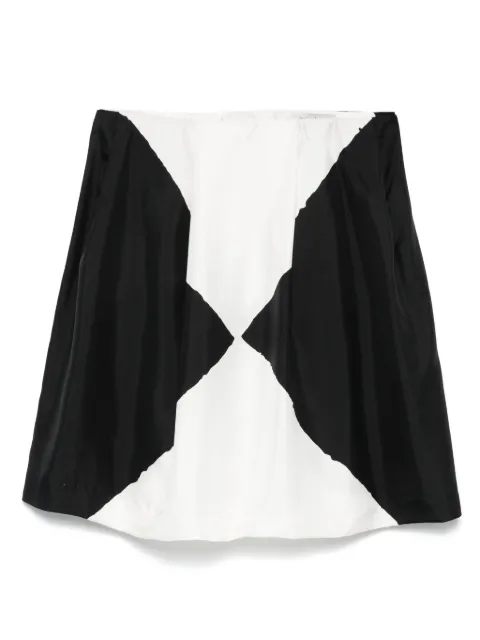 Saint Laurent Pre-Owned 2000s silk mini skirt Black SL250NC