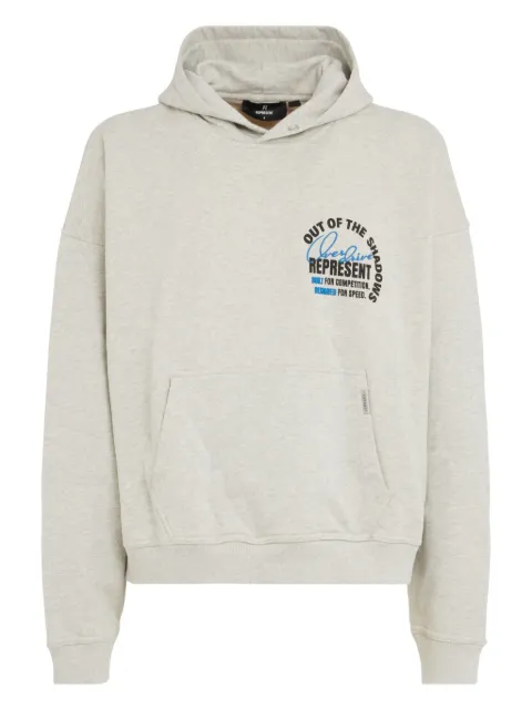 Represent logo-print hoodie Grey MLM41056