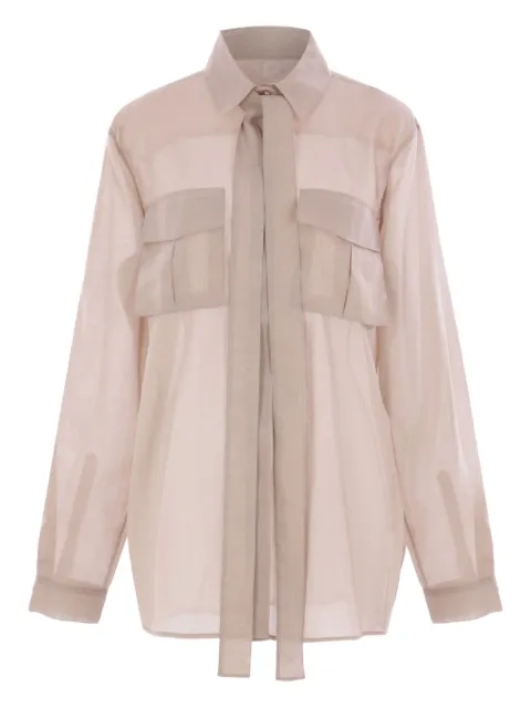 Elie Saab cotton shirt Neutrals SH103NS25OR002
