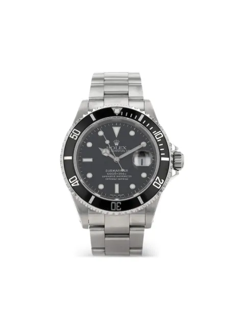 Rolex 2002 pre-owned Submariner Date 40mm Black 419104