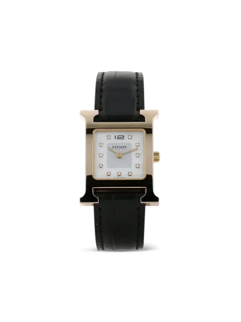 Hermès Pre-Owned 2021 pre-owned Heure H 30mm White 419061