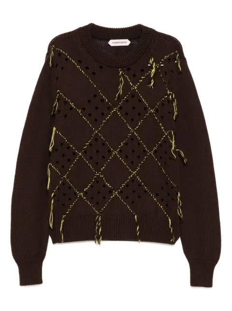 Namacheko argyle-intarsia jumper Brown NS257556000