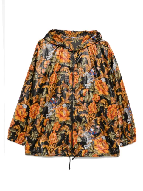 Ferragamo Pre-Owned 1980s floral-print jacket Black SF450NB
