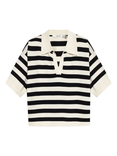 Gestuz GZalli polo top White 10910128