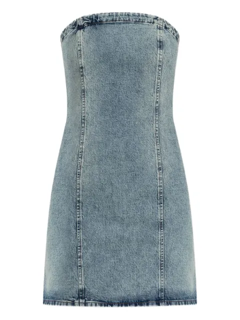 Gestuz Nielle denim strapless dress Blue 10910470