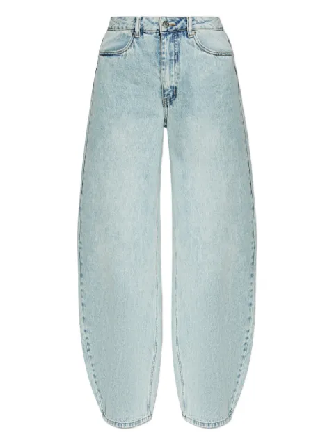 Gestuz logo-patch jeans Blue 10910182