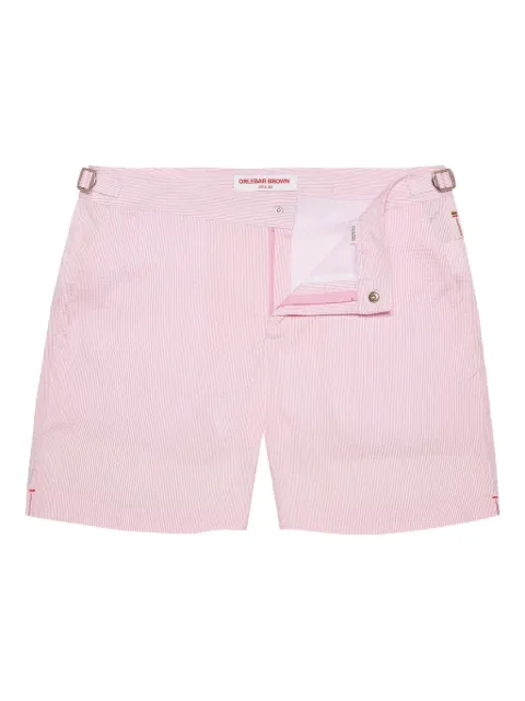 Orlebar Brown striped swim shorts Pink 280734