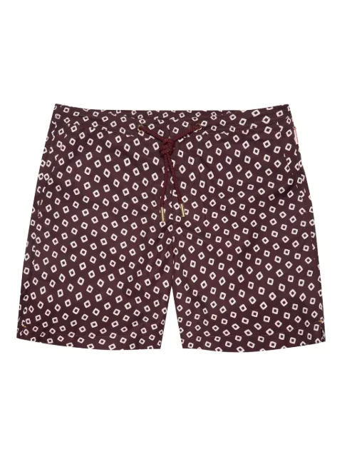 Orlebar Brown geometric-print swim shorts Red 280718