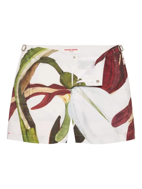 Orlebar Brown Bulldog floral-print swim shorts White 280723