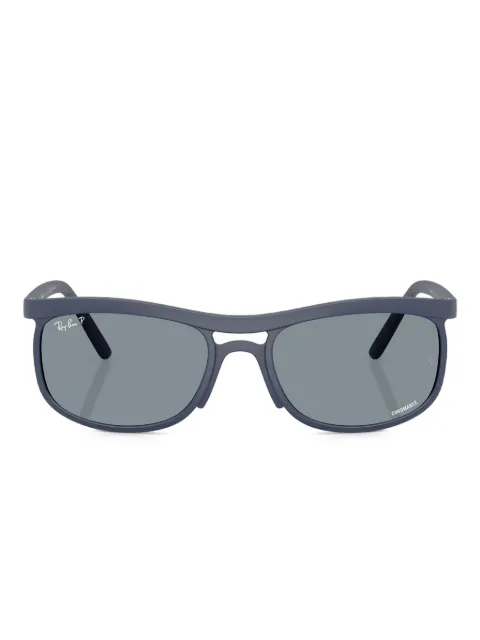 Ray-Ban rectangle-frame sunglasses Blue RB4452CH633180