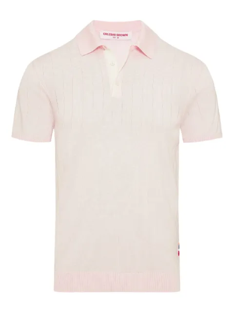Orlebar Brown Burnham polo shirt Pink 280662