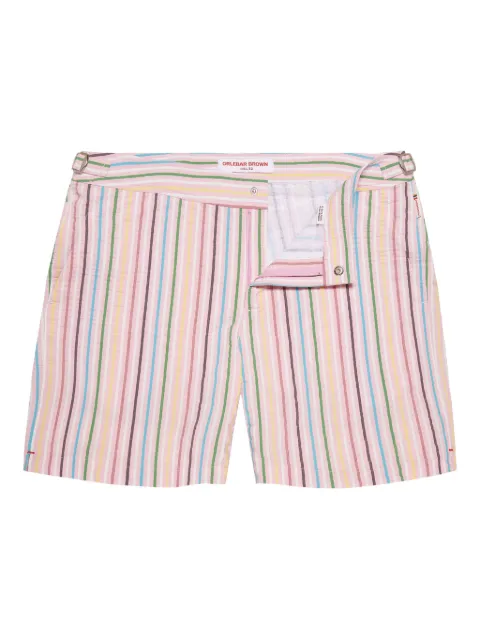 Orlebar Brown Bulldog striped swim shorts Pink 280714