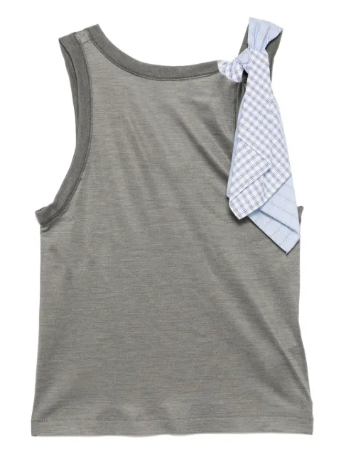 Toga scarf tank top Grey TA251JT030