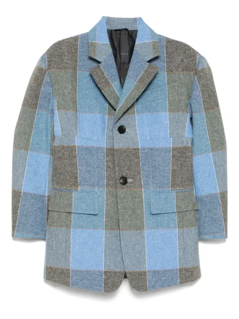 Toga checked blazer Blue TA251FD025