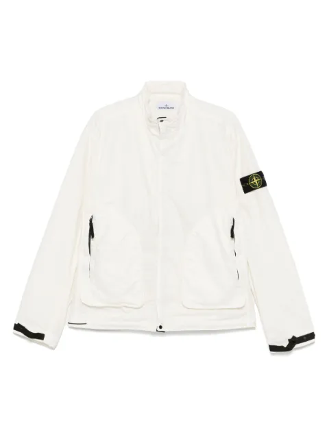 Stone Island Compass-motif jacket White K1S154100067S0069