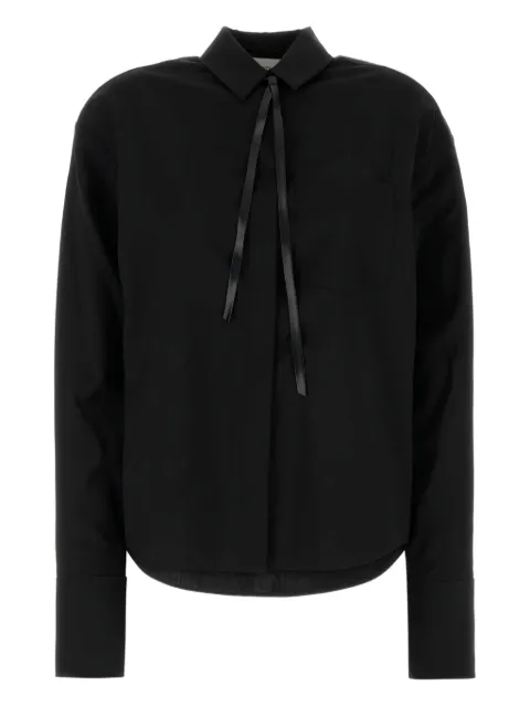 Sportmax Mappa tie-detail shirt Black 2422116033600