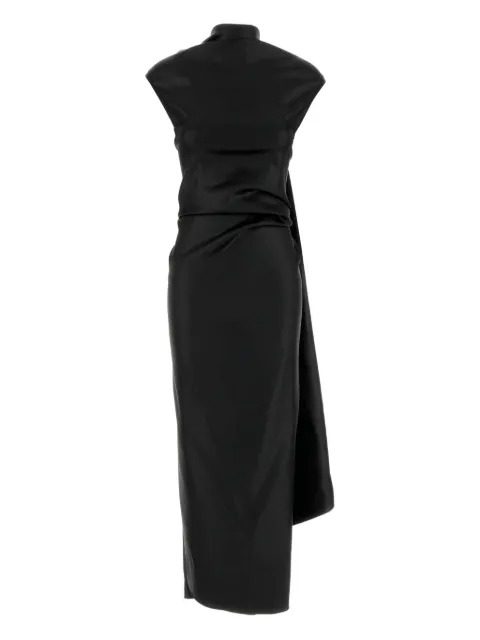 Sportmax Abadani draped-detail gown Black 2512221073600