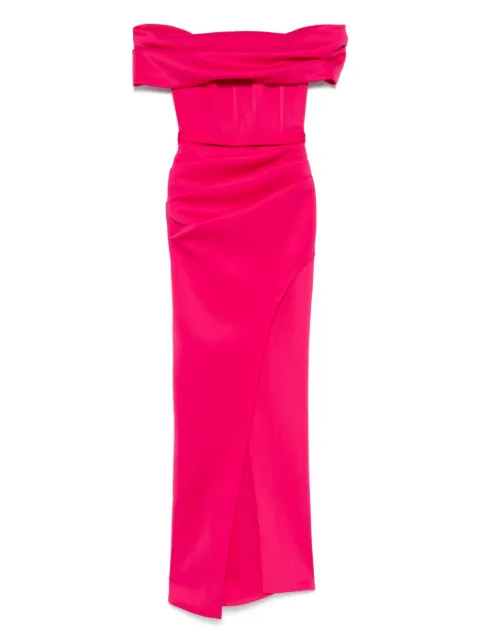 AAVVA off-shoulder gown Pink AV1164