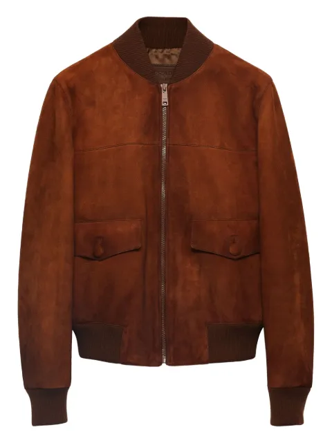 Prada suede blouson jacket Brown 58A231SOOO16NL