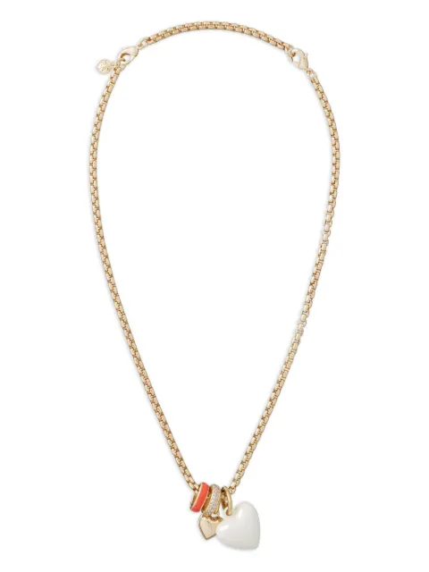 Roxanne Assoulin The Box Chain heart-charm necklace White RXSU25N127ACREAMHEART