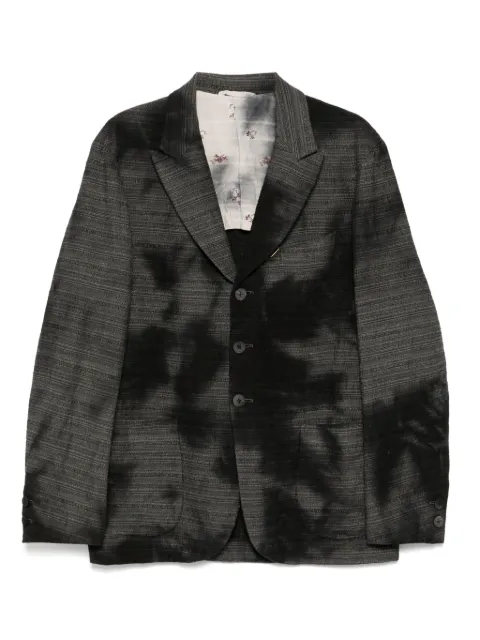 CALMLENCE peaked lapel sack blazer Black JACKET024