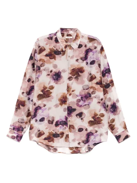 CALMLENCE floral-print shirt Pink SHIRT023PK