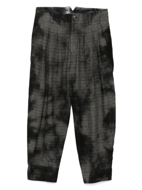 CALMLENCE triple pleated tapered trousers Grey PANTS027