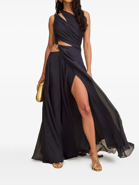 Cult Gaia Zan gown maxi dress Blue GW3384CH2553