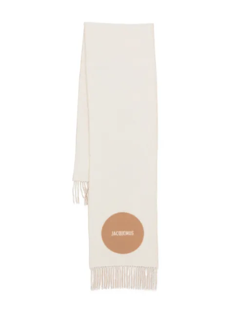 Jacquemus Rond Carré scarf Neutrals ACU00579AOT4044