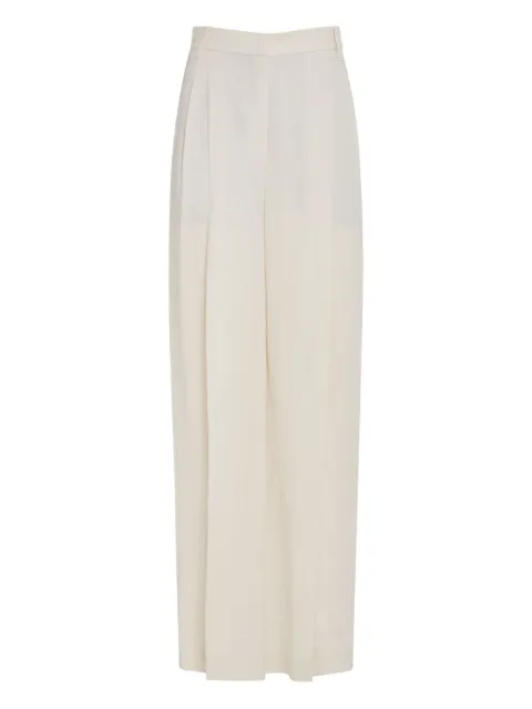 Brunello Cucinelli linen wide-leg trousers White MH126P8669C9002