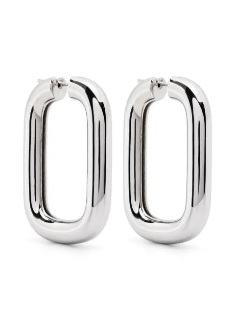 Jil Sander sculted hoop earrings Silver J12VG0294P6959