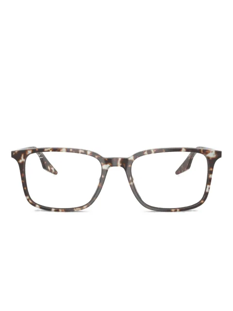 Ray-Ban tortoiseshell rectangle glasses Yellow RX54218425