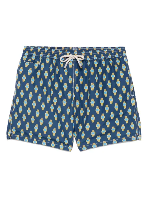 MC2 Saint Barth Lighting Micro Fantasy swim shorts Blue LIG0003