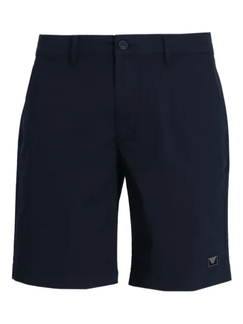 Emporio Armani logo-patch shorts Blue EM000591AF12336