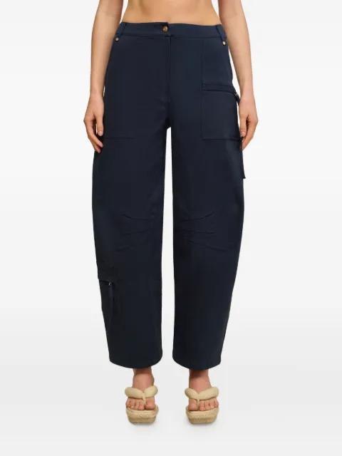 Cult Gaia Ewa tapered cargo trousers Blue PT28759CO3199