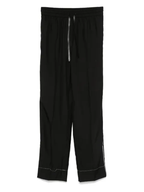 Brioni silk trousers Black RPC50LPB486