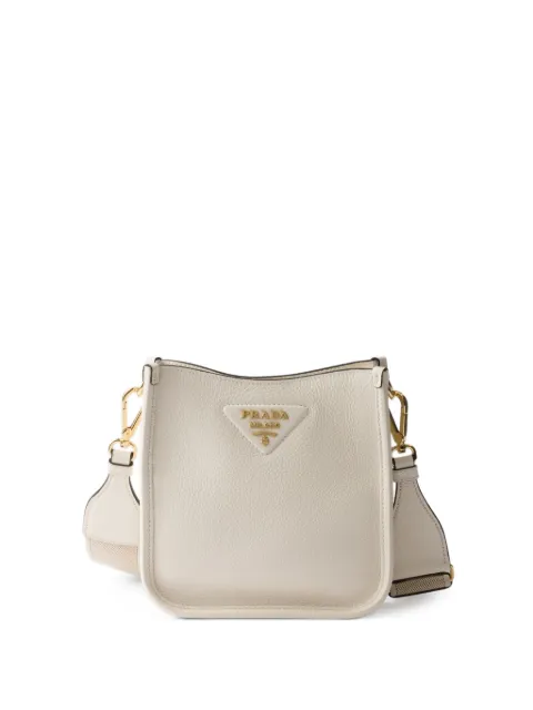 Prada mini leather shoulder bag Neutrals 1BH191V7NO2DKV