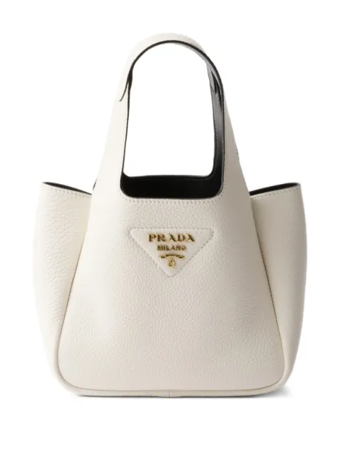 Prada mini leather handbag White 1BA349VONO2DKV