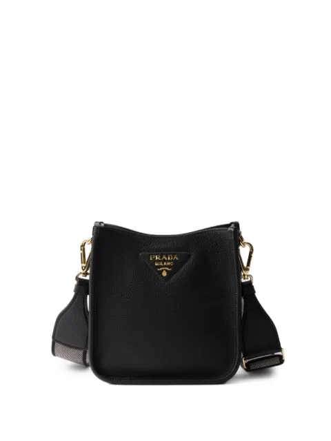 Prada mini leather shoulder bag Black 1BH191V7NO2DKV