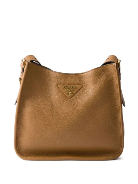 Prada medium leather shoulder bag Brown 1BC073V7NO2DKV