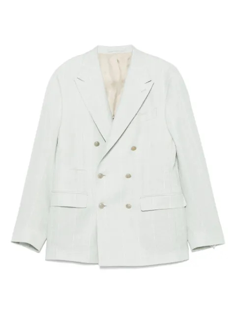 Eleventy double-breasted blazer Green K75GIAE01TES0K083