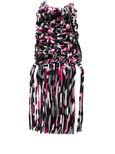 PUCCI knitted cross body bag Black 5HBD175H761