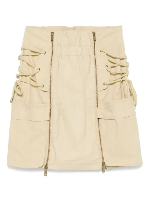 ISABEL MARANT Iteli mini skirt Neutrals JU0355FAC2G03I