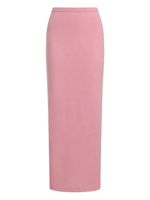 12 STOREEZ knitted maxi skirt Pink 127844