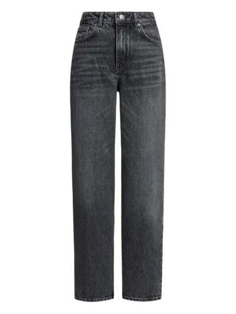 12 STOREEZ high-rise straight-leg jeans Grey 128107