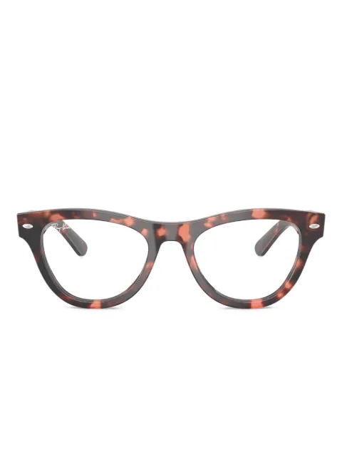 Ray-Ban tortoiseshell cat-eye glasses Brown RX5510