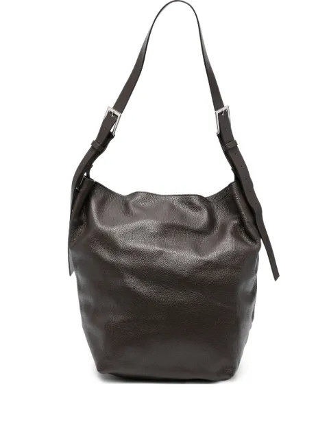P.A.R.O.S.H. buckle-fastening leather shoulder bag Brown ANNIEBAGD050259