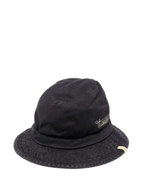 visvim logo-embroidered bucket hat Black 0125103003016