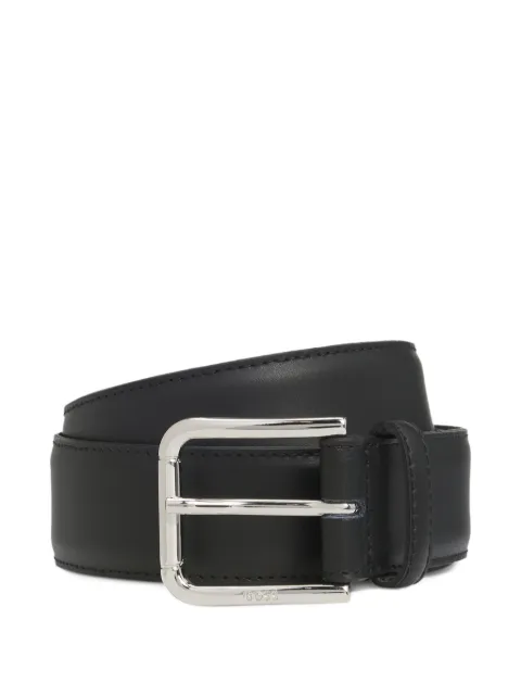 BOSS leather buckled belt Black 50553388